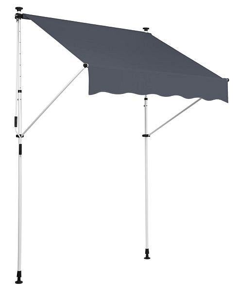 CLP Klemmmarkise Westerly 350x120 cm, anthrazit, 317903