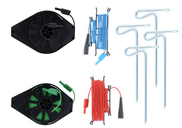 Metrel Erdungsprüfset, 4-Draht, 50 m, für MI 3288, S 2123, 20993396