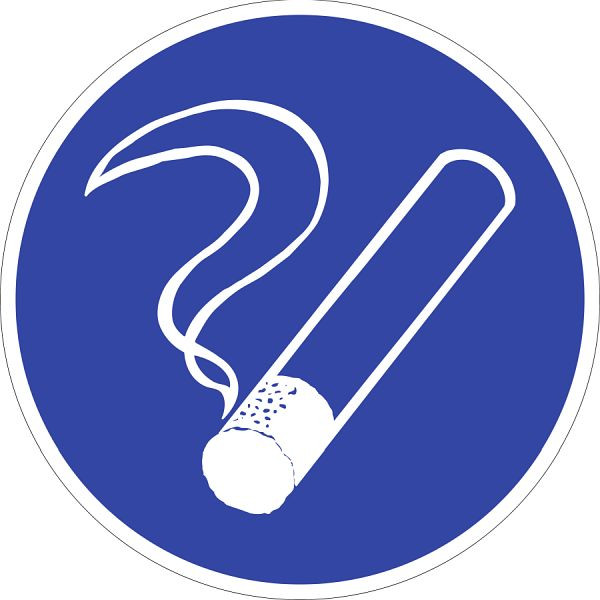 Moedel Rauchen gestattet, Folie, Ø 200 mm, 52574, 4060081004805