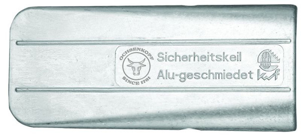 Ochsenkopf Alu-Hohlkeil glatt einzeln, Alu-Ring verhindert Absplitterungen, 1591908