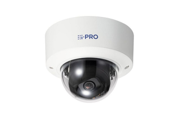 i-Pro Netzwerk Dome S-Serie, 5MP@30fps, 3,2mm AI, IK10, IR, in, Farbige Nachtsicht (0,08 bis 0,11 lx), WV-S22500-F6L