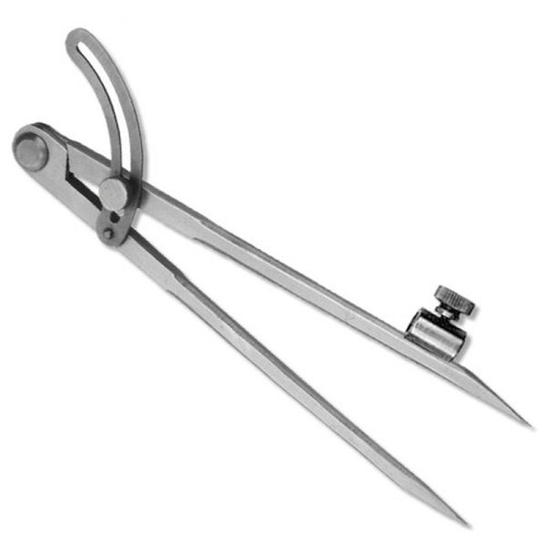 STEINLE Bogenzirkel 200 mm, mit Bleistifthalter, 53030200