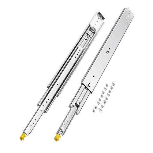 VEVOR Schubladenschienen 711mm, 226kg Tragkraft, Kugellager mit Sperre, seitlich montiert, für Schränke/Industrieschubladen, ZXCTHG500B289A4NQV0