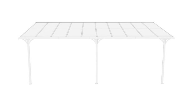 Westmann Terrassenüberdachung Bruce 617 Weiß 300x617x270cm, SI06110W