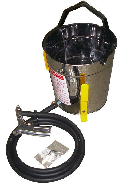 DINOSAURIER Sandstrahlgerät Injektor Hobby tragbar mit Stahlbehälter, FS 025 IGB