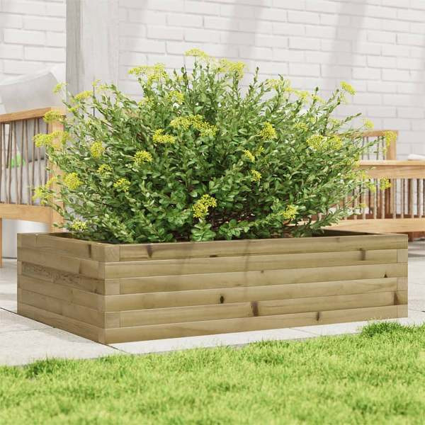 vidaXL Pflanzkübel 90x60x23 cm Kiefernholz Imprägniert, 847237