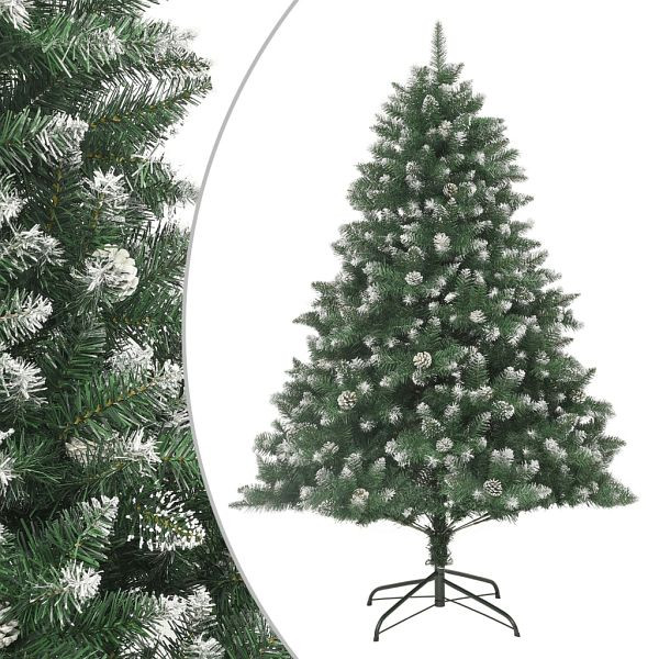 vidaXL Künstlicher Weihnachtsbaum mit Ständer 240 cm PVC, 345163