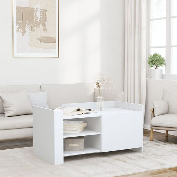 vidaXL Couchtisch Weiß 100x50x50 cm Holzwerkstoff, 848360