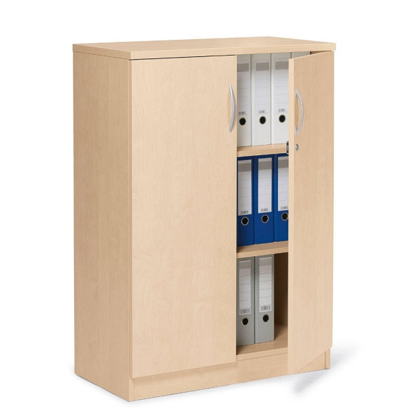Deskin Flügeltürenschrank MULTI M, Ahorndekor, B 800 x H 1145 x T 420 mm, 258973