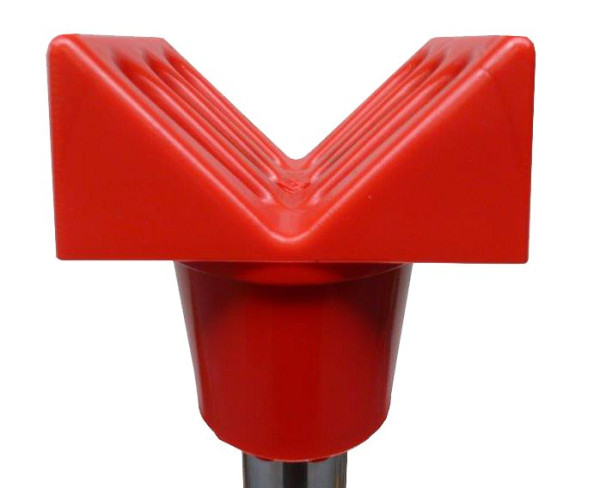 Busching Aufsteckmontagehilfe PRISMA für Getriebeheber, Aufnahme 30mm/500kg Tragkraft/rot, 100696