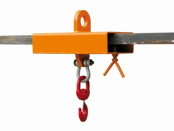 Eichinger Industrie Lasthaken Stapler-Aufsatz für 1 Zinken, 1000 kg, reinorange, 20840100000000