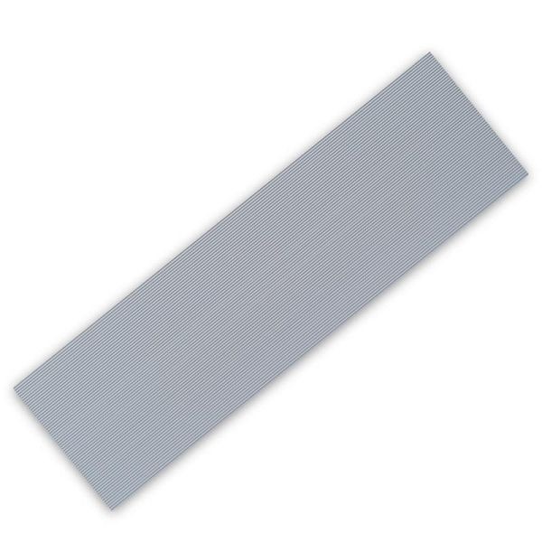 NOOR Sichtschutzstreifen PP PRO Extrastark 0,19x2,55 m mit Rillenoptik 1,5 mm, Farbe hellgrau RAL 7040, 155ZPPR2-7040