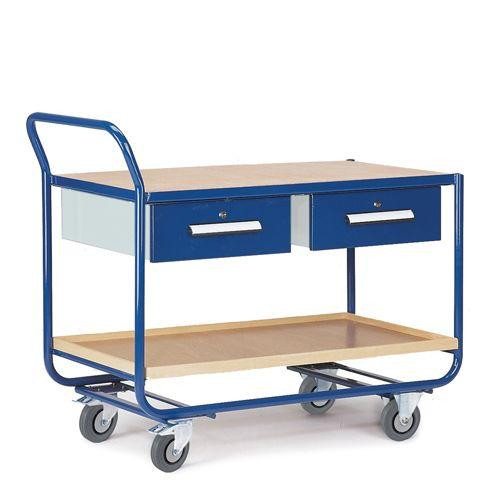 Rollcart Montagewagen mit 2 Schubladen (1170x600), Tragkraft: 300 kg, 06-7146