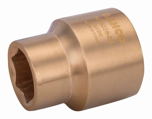 Bahco Steckschlüssel-Einsatz 1", funkenfrei, Berylliumkupfer, 50 mm, NSB228-50