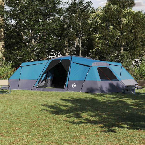 vidaXL Familienzelt Blau 833 x 585 x 216 cm Polyester, 42001152