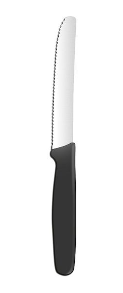 Hendi Universalmesser, schwarz, Polypropylen, Edelstahl, 841617