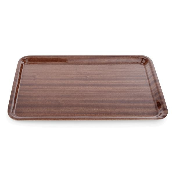 WAS Tray 90 Tablett, 45 x 34 cm, Modell 2, melaminbeschichtetes, Pressholz, 9020450