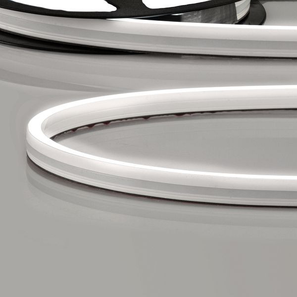 ISOLED LED NEON940 Flexband B08H12, 24V DC, 12W, IP67, 4000K, 5m Rolle, 140 LED/m, mit Montageclips, 116197