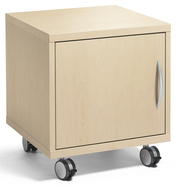 Deskin Multifunktionswagen MODUL, Dekor Ahorn, H 465 x B 420 x T 420 mm, 286660