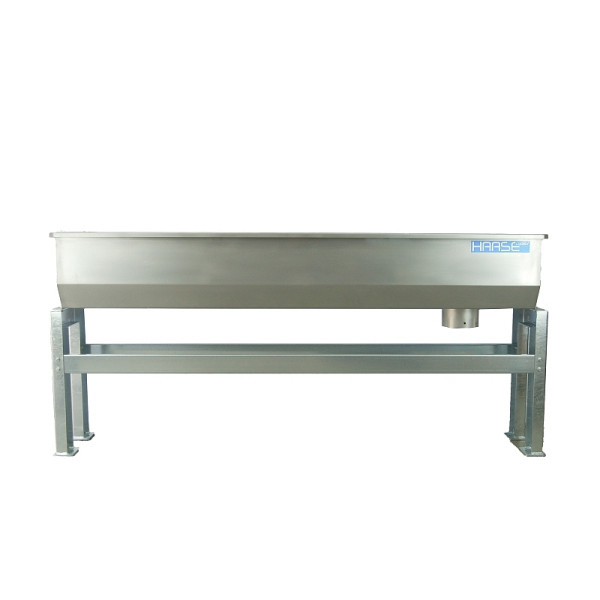 Haase-Tränken Trogtränke, AS-Bodenmontage 2,0 m - 160 Liter, Tränkewanne, für Rinder, 100.4751 AS