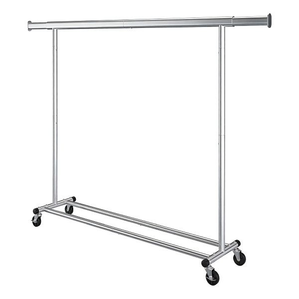 SONGMICS Kleiderregal, Silber, (160-200)x45x161,5 cm, HSR175E01