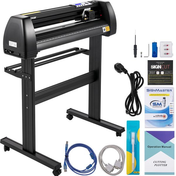 VEVOR 34-Zoll-Vinyl-Schneidemaschine, Vinyl-Plotter, SignCut-Software für Windows und MAC, KZJFLEXI870MMF0WYV2