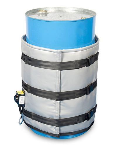 DENIOS Heizmantel für 120-Liter-Fässer, 0 - 160°C Thermostat, 1400 - 1650 mm, 1050 Watt, 280728