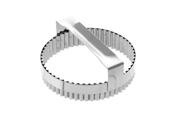 Schneider Ausstecher "Rund", gezackt 145 mm, Höhe 30 mm, Edelstahl, stabile Ausführung, 199740
