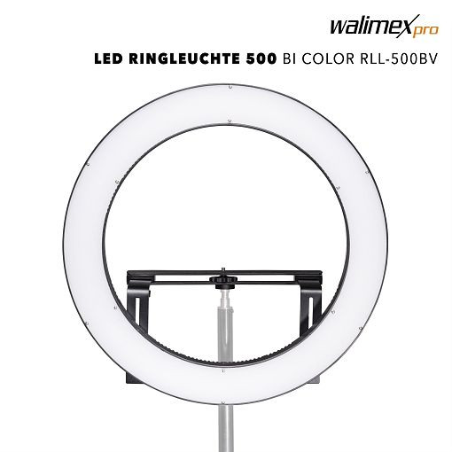 Walimex pro LED Ringleuchte 500 Bi Color RLL-500BV, 1021500