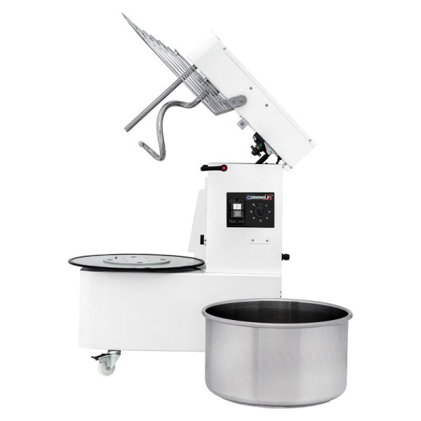 Casselin Spiralrührer mit anhebbarem Kopf und abnehmbarer Schüssel 2 Stufen 12Kg, CPSTRCA2V12