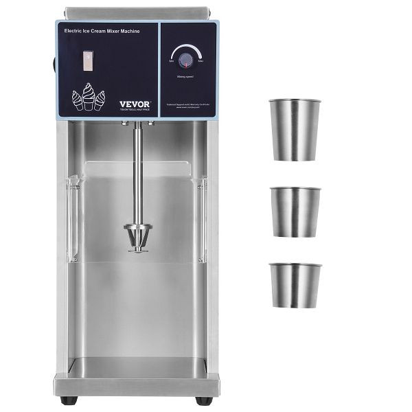 VEVOR Kommerzielle Eiscreme-Mixer 400W Eiscreme-Rührmaschine 304 Edelstahl, BQLJBJBZL9OZ4PGZ9V2
