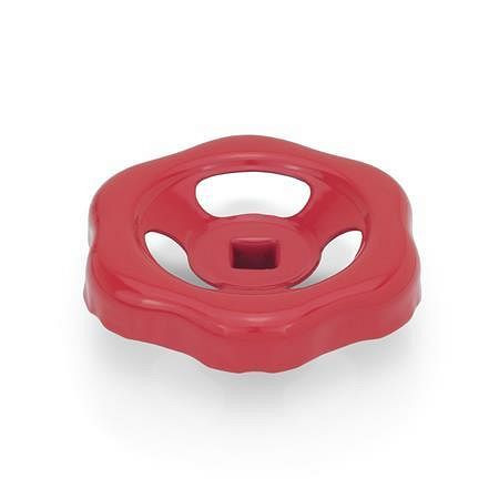 Ganter Stahlblech-Handräder, für Armaturen (GN 227-60-V7-RH), VE: 100 Stück, 227-60-V7-RH