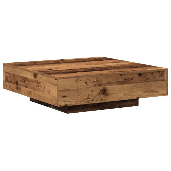 vidaXL Couchtisch aus alter Eiche 100x100x31 cm Pressholz, 863003