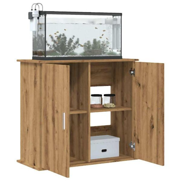 vidaXL Aquariumständer Artisan-Eiche 81x36x73 cm Holzwerkstoff, 857285