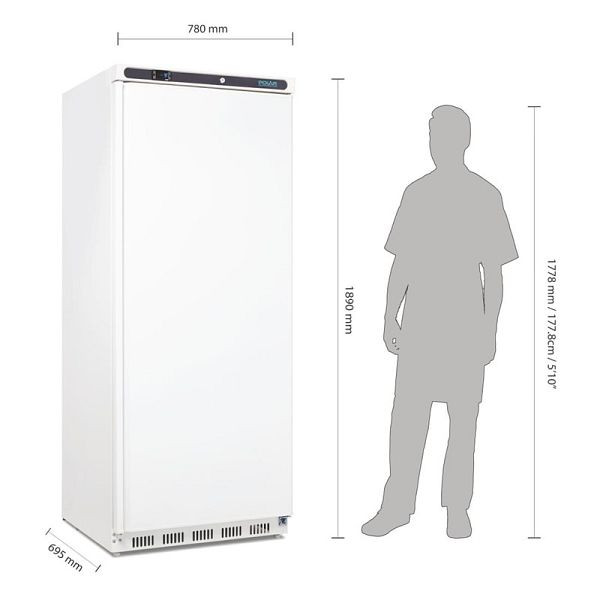 Polar Gefrierschrank weiß 600L, CD615