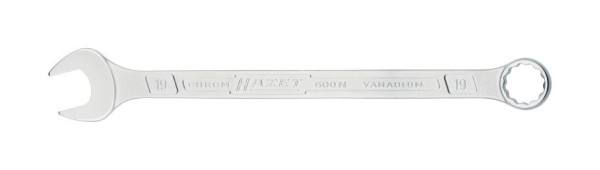 Hazet Ring-Maulschlüssel, Außen-Doppel-Sechskant-Tractionsprofil, 19 mm, 600N-19