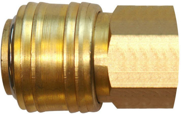 Güde Schlauchkupplung 1/4 IG, Einhand-Schnellkupplung, 41018