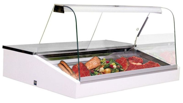 KBS Mehrzweckvitrine Basic 100, mit gebogener Frontscheibe, 560103