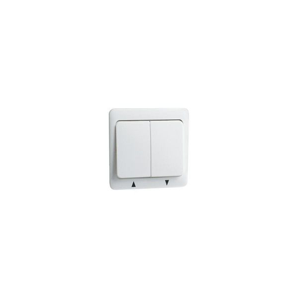 PEHA Wippe 2t Schalter STANDARD weiß glänzend Pfeile Symbol Pfeile D80.644W, 120276