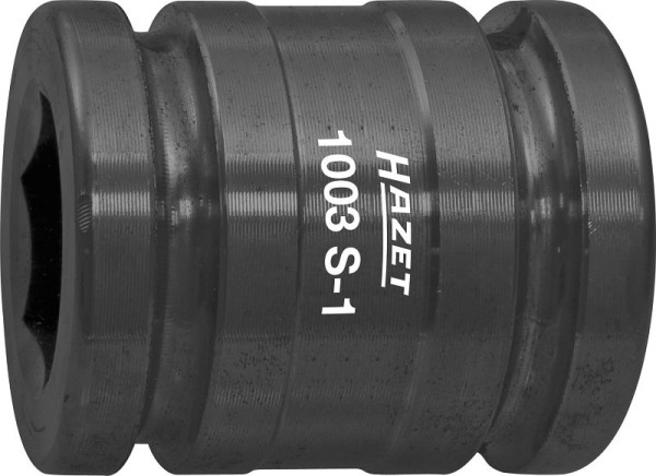 Hazet Schlag-, Maschinenschrauber Adapter, Vierkant hohl 20 mm (3/4 Zoll), Innen-Sechskant Profil, 1003S-1