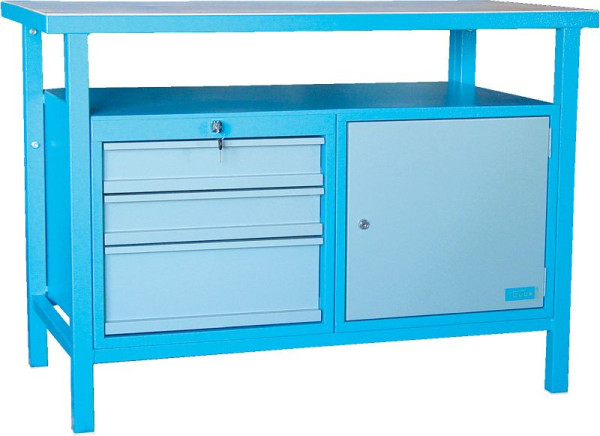 Güde Werkbank P 1200 SLT, Farbton blau: RAL 5015, 40928, 4015671409287