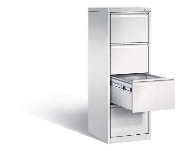 C+P Hängeregistraturschrank Acurado, H1357xB433xT590mm, Farbe: Lichtgrau, Griffleiste, 12434-311 S10000