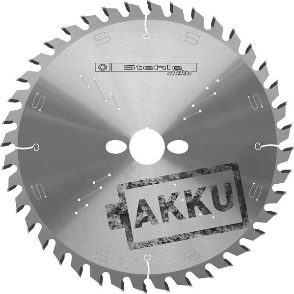 Stehle HW-Kreissägeblatt Handmaschinen HKS - KKS - hard Plastik negativ - Akku-Handkreissägen, 160x1,8/1,2x20, Zähne: 48TRFN Akku, 58808605