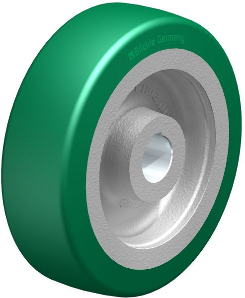 Blickle GSTN 252/40H7 Rad aus Blickle Softhane®, Grün, 754402