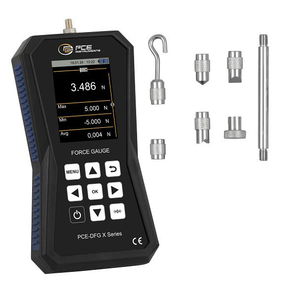 PCE Instruments Kraftmessgerät, Messbereich 0 bis 5 N, PCE-DFG 5 X