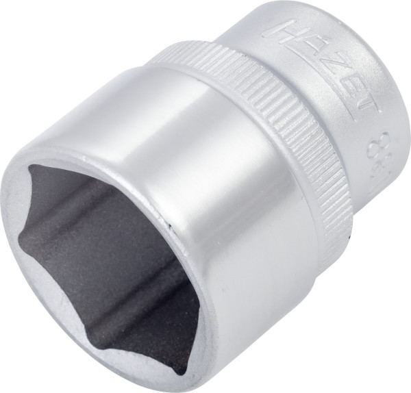 Hazet Steckschlüsseleinsatz, Sechskant, Vierkant hohl 10 mm (3/8 Zoll), 20 mm, Mit Rändelung, 880-20