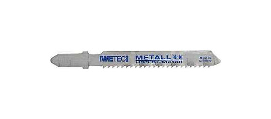 Iwetec Stichsägeblatt Metall HSS-Bi-Metall MS, Zahnteilung 2 mm, VE: 10 Stück/Pack, 700066