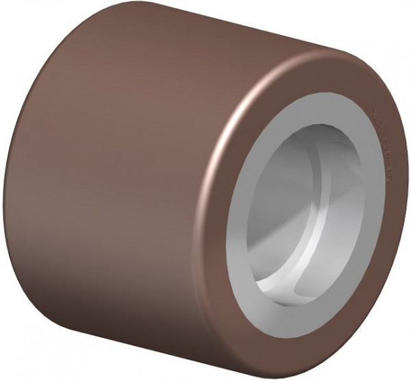 Blickle RK-HB 085x080/47x14-80-Z Rad aus Blickle Besthane®, Braun, 757106