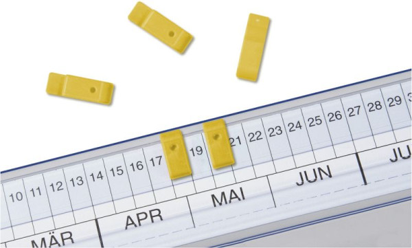 Eichner Signal-Aufstecker für die Serie VISIMAP, Gelb, VE: 100 Stück, 9035-00203