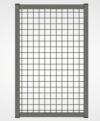 TTS Trennwandsystem 9200, Aufsatzelement B 500 mm, staubgrau, 285285